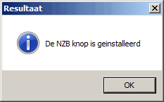 nzb knop geinstalleerd